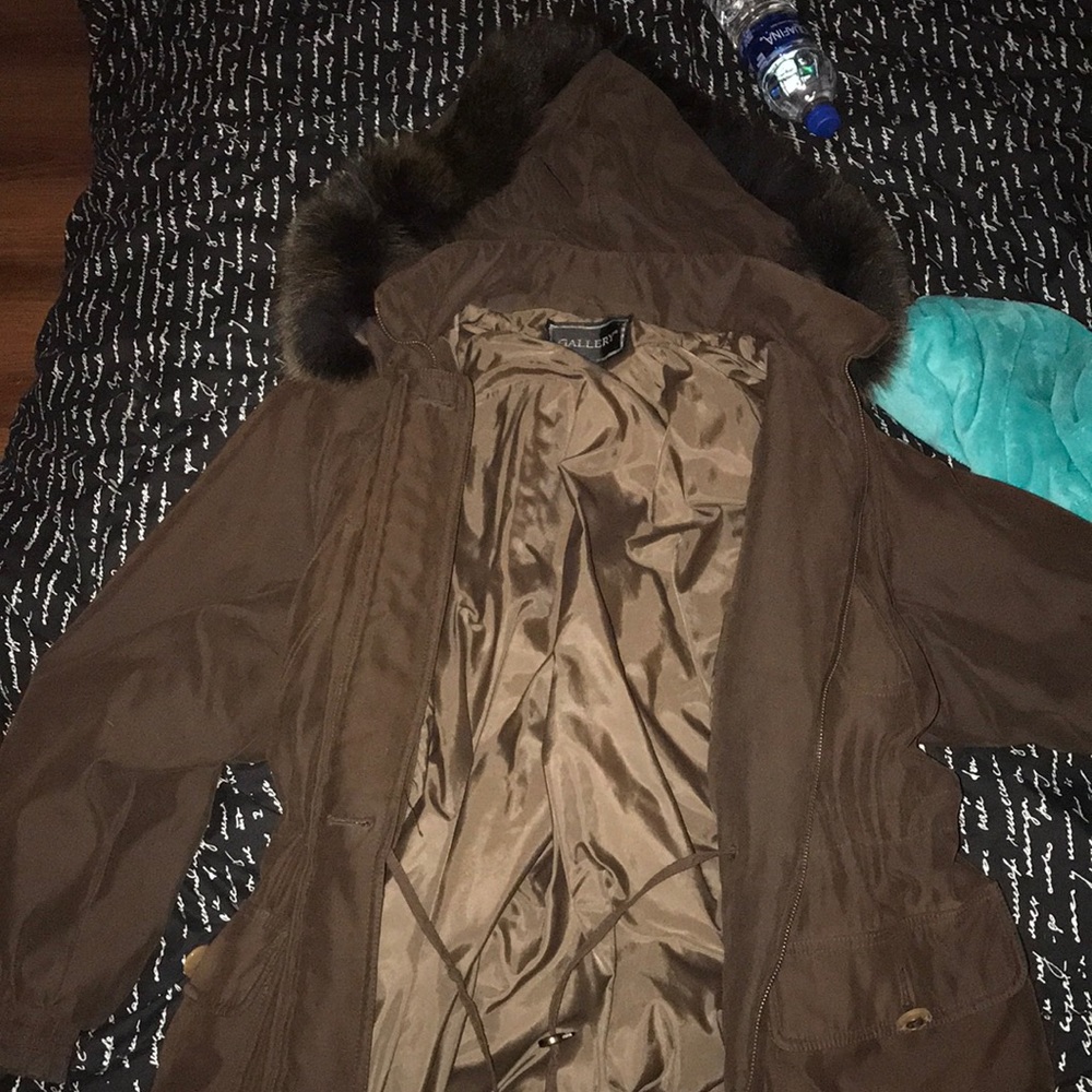Brown winter coat